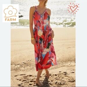 FARM Rio Dress With Pockets And Braided Tie Belt 🩷